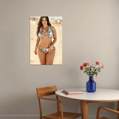 Ashley Graham Celebrity Beauty Model Actor Poster Wall Art Print Home Wall Decor - xonomax