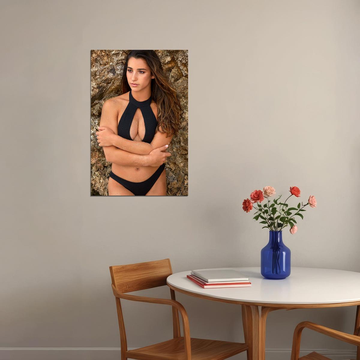 Aly Raisman Gymnastics National Team Athlete Poster Wall Art Print Home Wall Decor - xonomax