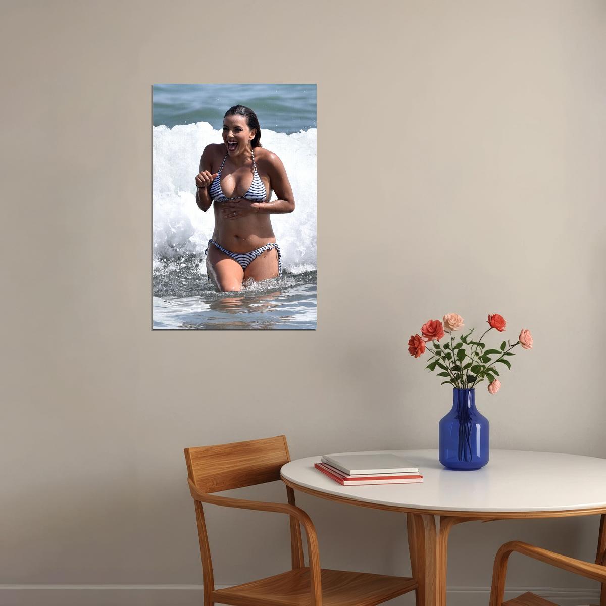 Eva Longoria Celebrity Cinema Actress Artist Poster Wall Art Print Home Wall Decor - xonomax