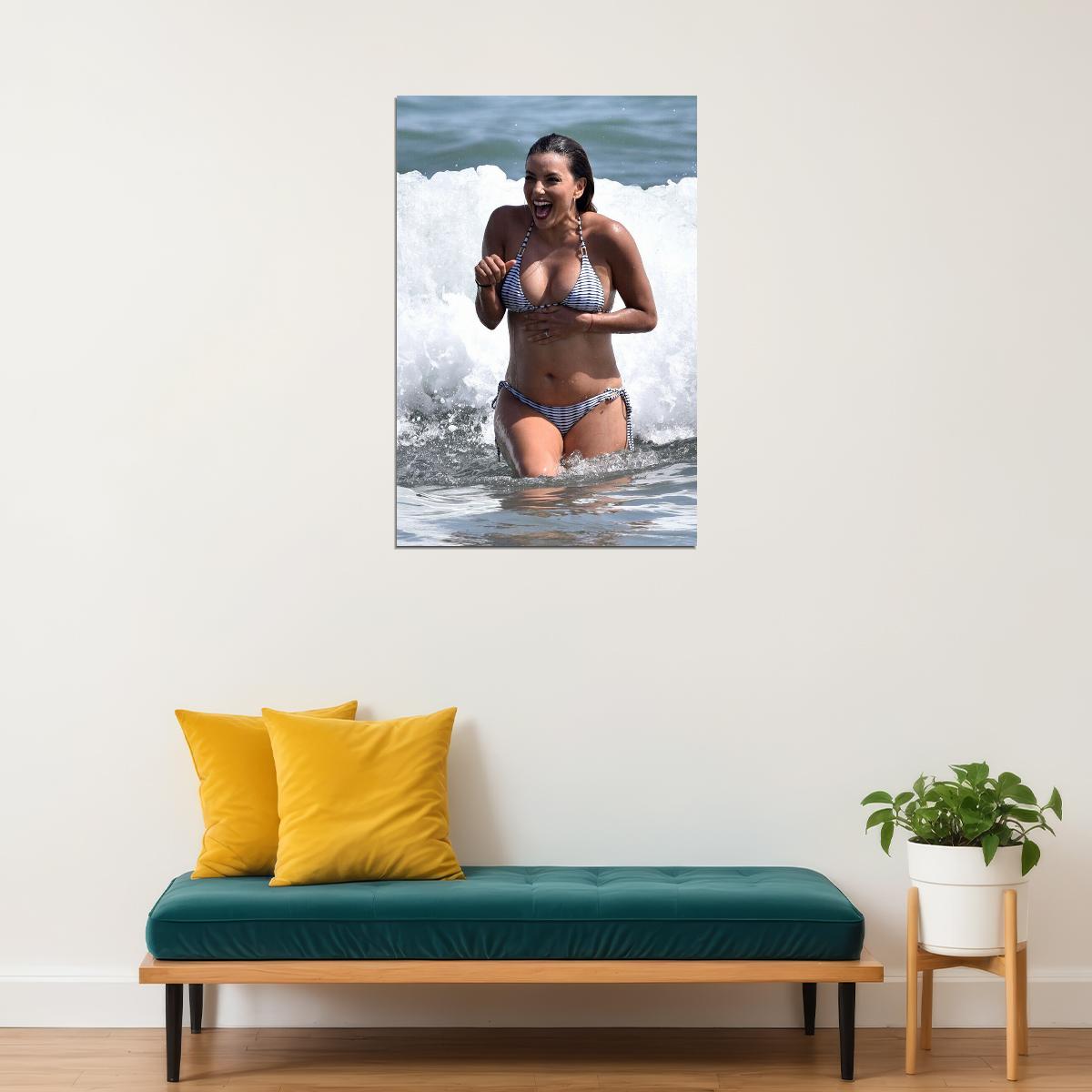 Eva Longoria Celebrity Cinema Actress Artist Poster Wall Art Print Home Wall Decor - xonomax