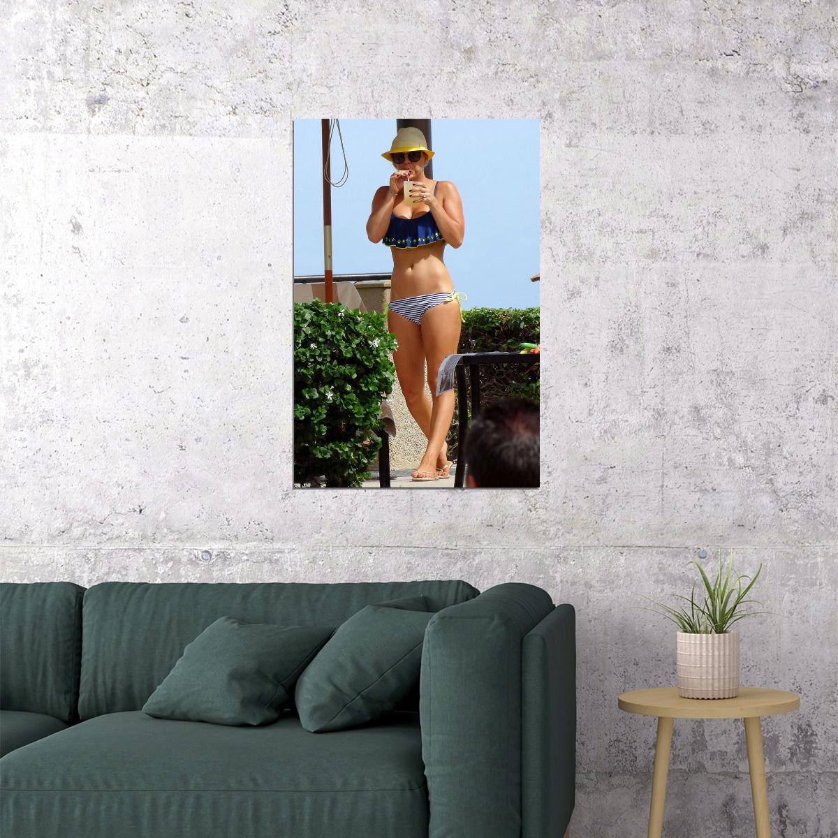 Kaley Cuoco Celebrity Cinema Actor Artist Poster Wall Art Print Home Wall Decor - xonomax
