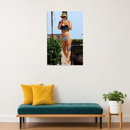Kaley Cuoco Celebrity Cinema Actor Artist Poster Wall Art Print Home Wall Decor - xonomax