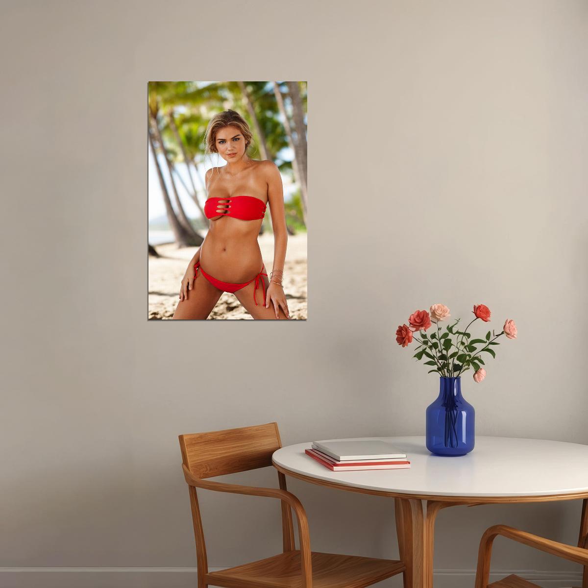 Kate Upton Celebrity Model Cinema Actor Poster Wall Art Print Home Wall Decor - xonomax