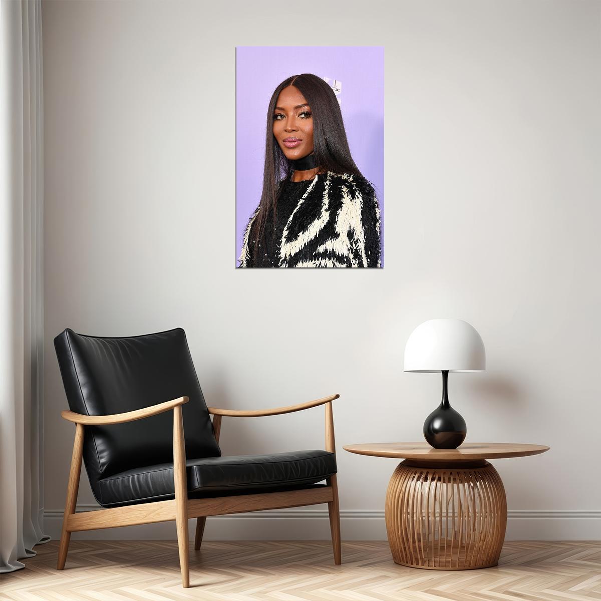 Naomi Campbell British Model Actor Actress Poster Wall Art Print Home Wall Decor - xonomax