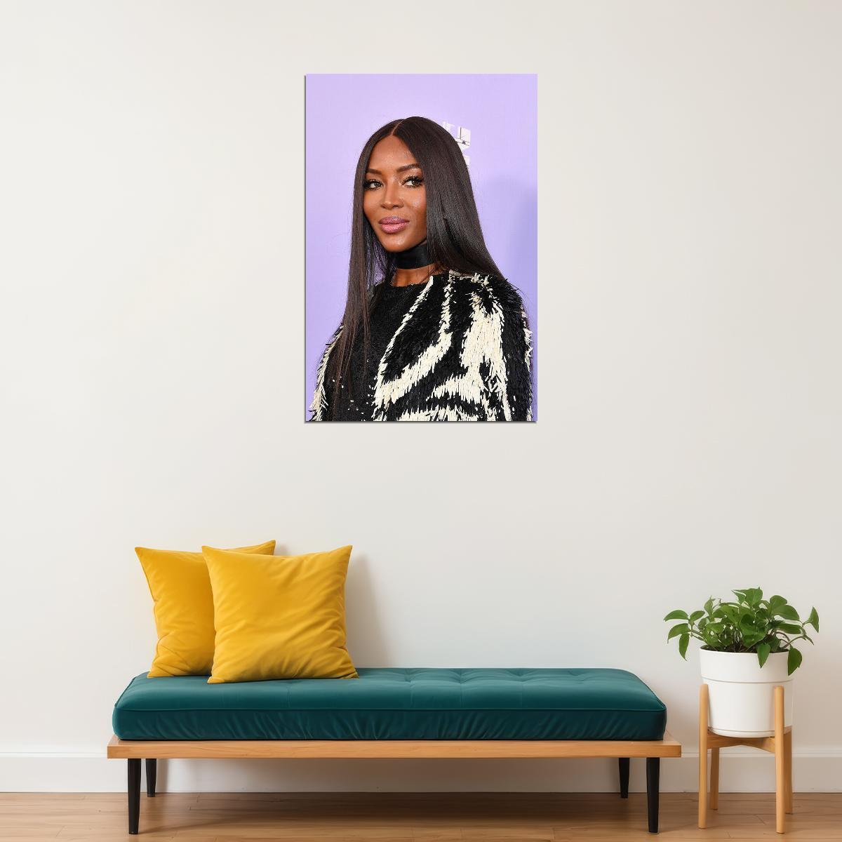 Naomi Campbell British Model Actor Actress Poster Wall Art Print Home Wall Decor - xonomax