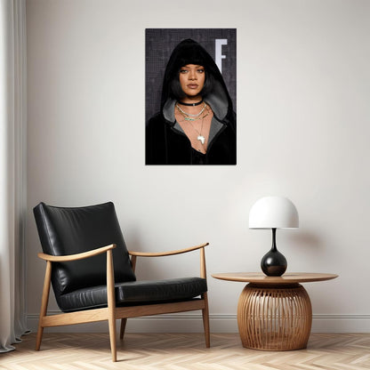 Rihanna Celebrity Pop Music Singer Artist Poster Wall Art Print Home Wall Decor