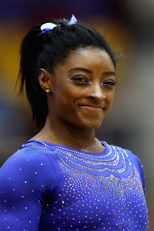 Simone Biles Female Gymnastics Athlete Medal Poster Wall Art Print Home Wall Decor - xonomax
