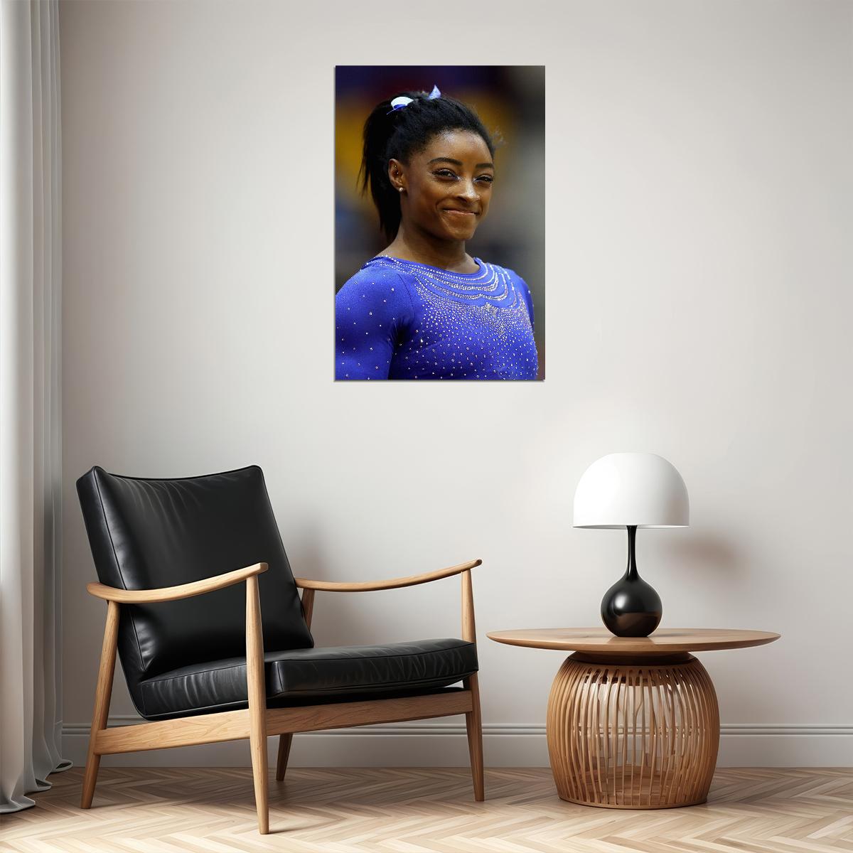 Simone Biles Female Gymnastics Athlete Medal Poster Wall Art Print Home Wall Decor - xonomax