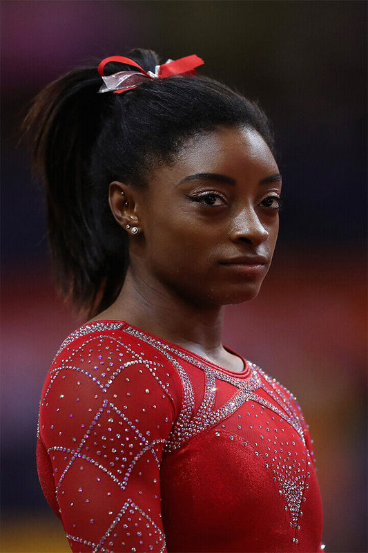 Simone Biles Famous Gymnastics Athlete Sports Poster Wall Art Print Home Wall Decor - xonomax