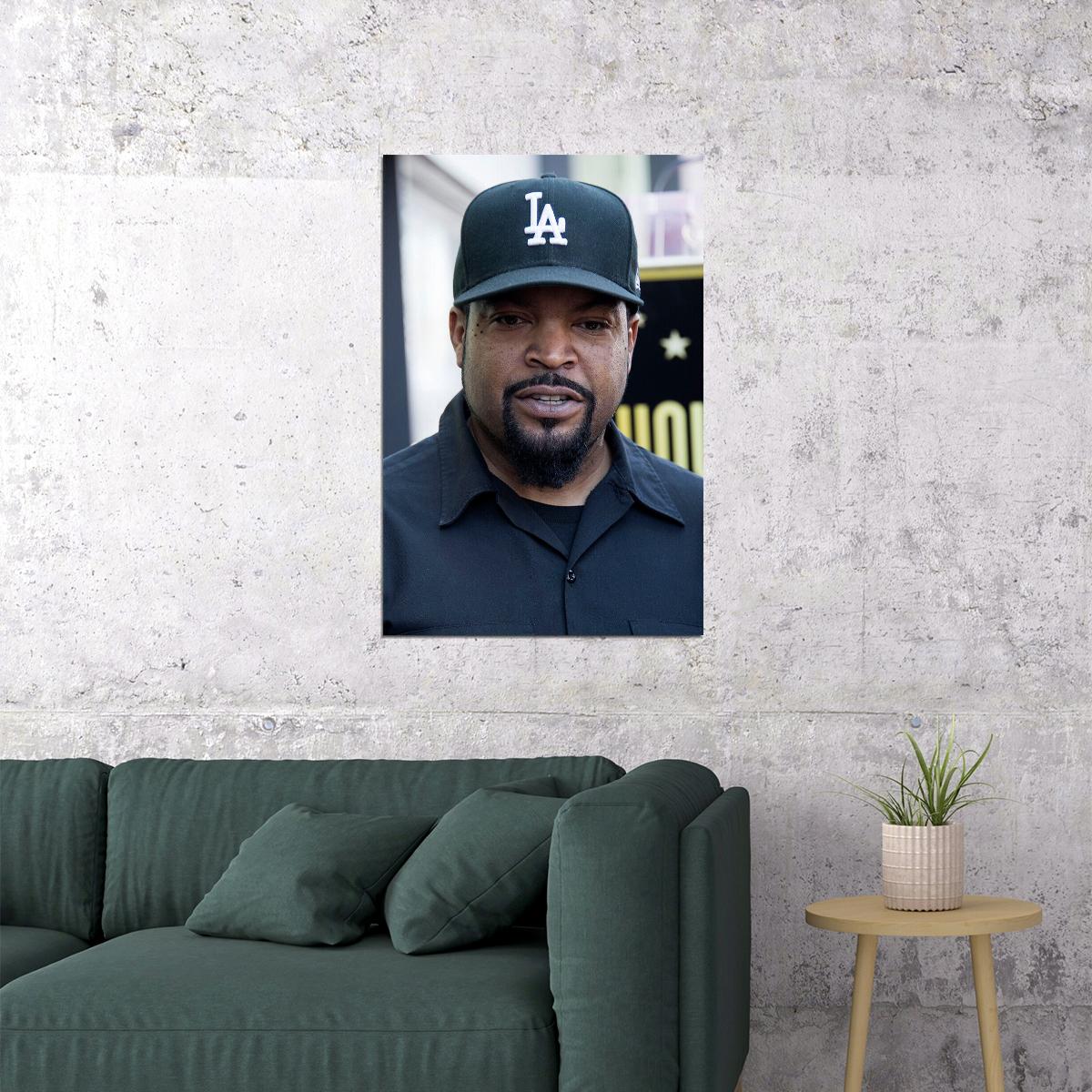 Ice Cube 80's 90's Singer Cinema Actress Poster Wall Art Print Home Wall Decor - xonomax
