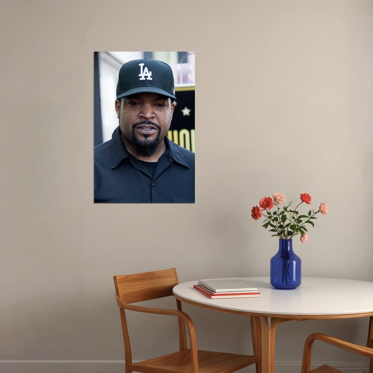 Ice Cube 80's 90's Singer Cinema Actress Poster Wall Art Print Home Wall Decor - xonomax