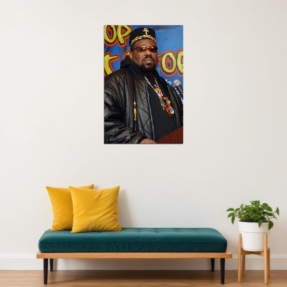 Afrika Bambaataa Music Singer Dj Hip Hop Poster Wall Art Print Home Wall Decor - xonomax
