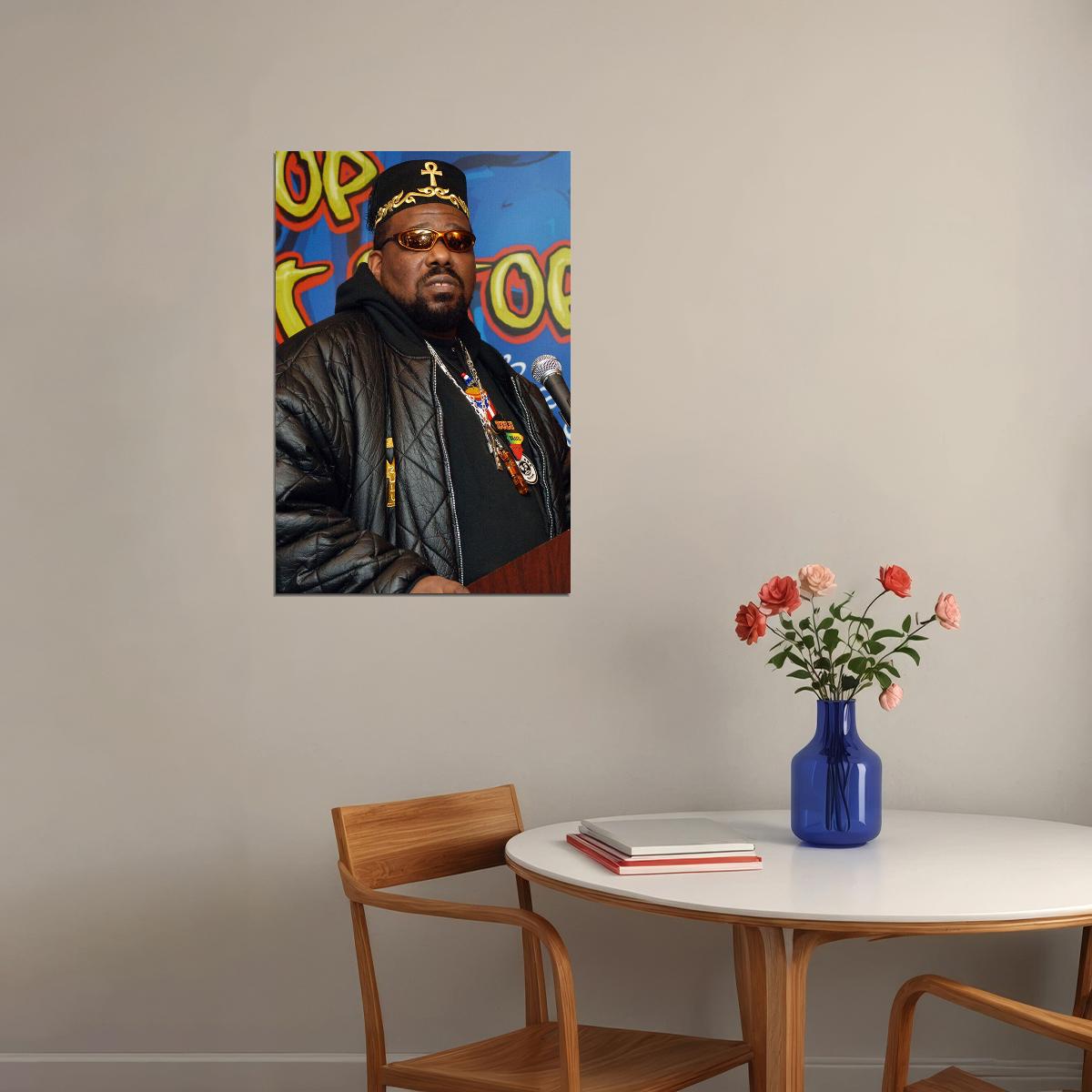 Afrika Bambaataa Music Singer Dj Hip Hop Poster Wall Art Print Home Wall Decor - xonomax