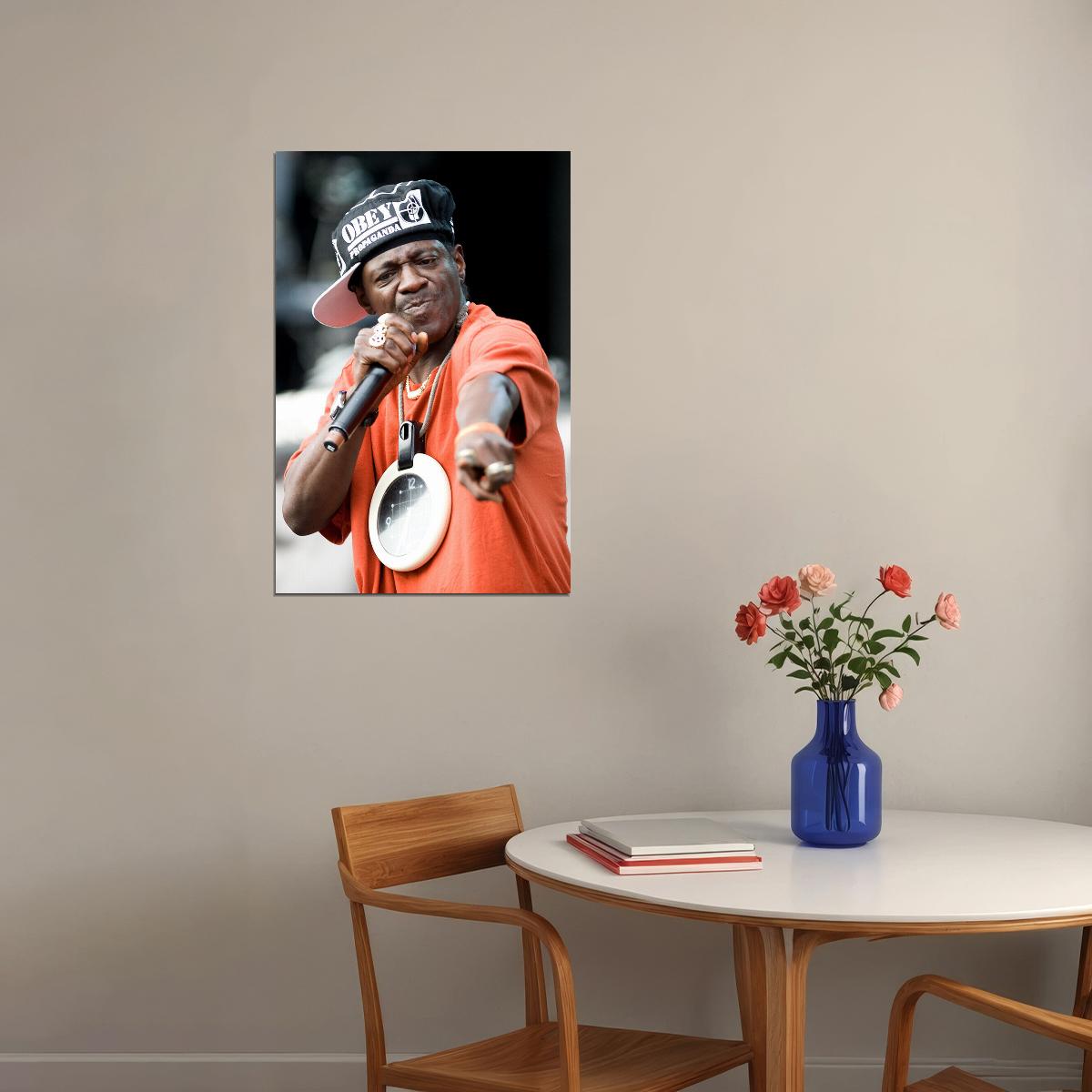 Flavor Flav Celebrity Rapper Music Singer Poster Wall Art Print Home Wall Decor - xonomax