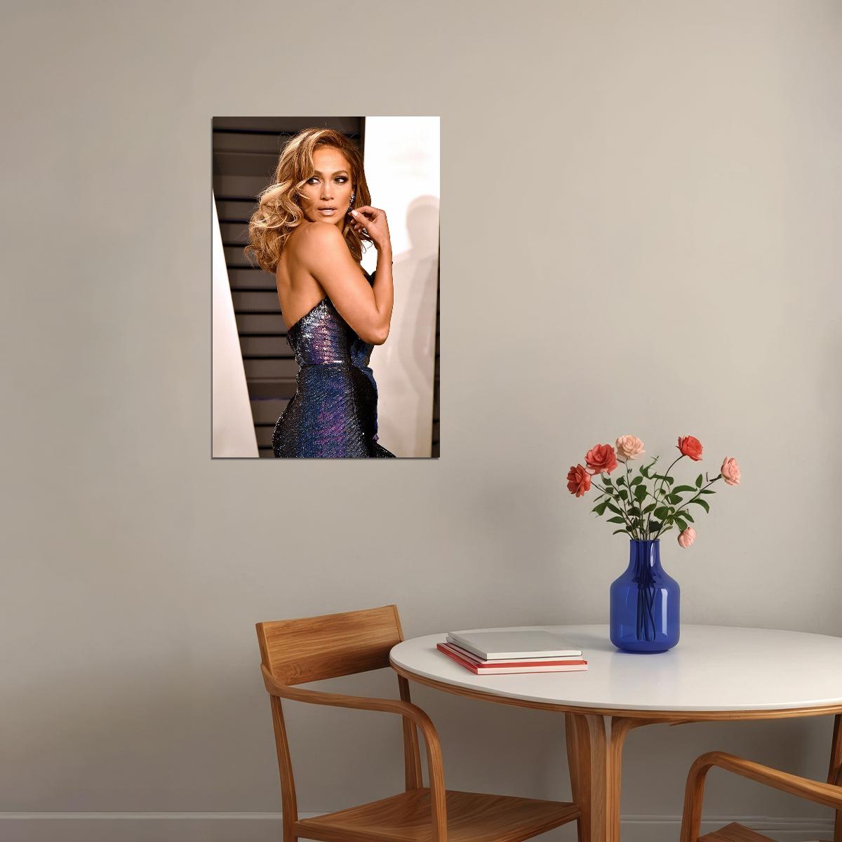 Jennifer Lopez Celebrity Singer Cinema Actress Poster Wall Art Print Home Wall Decor