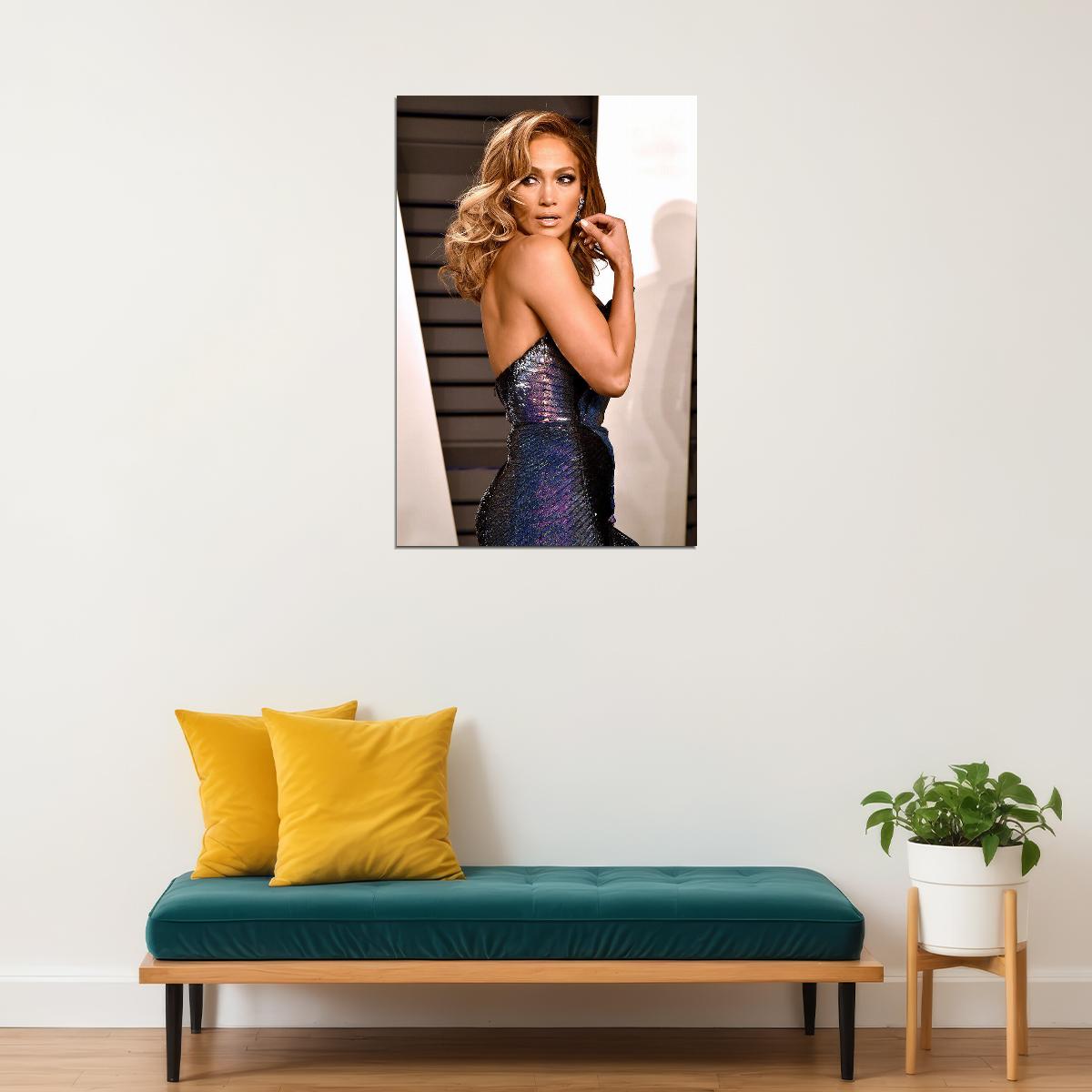 Jennifer Lopez Celebrity Singer Cinema Actress Poster Wall Art Print Home Wall Decor