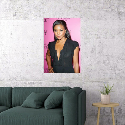 Gabrielle Union Sexy Actress Musician Activist Poster Wall Art Print Home Wall Decor - xonomax