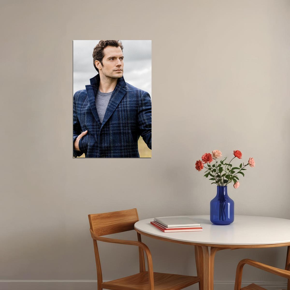 Henry Cavill Celebrity Attractive Actor Artist Poster Wall Art Print Home Wall Decor - xonomax
