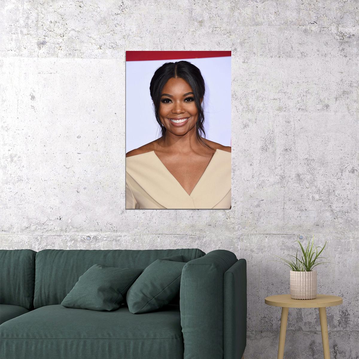 Gabrielle Union Cinema Actress Singer Writer Poster Wall Art Print Home Wall Decor - xonomax