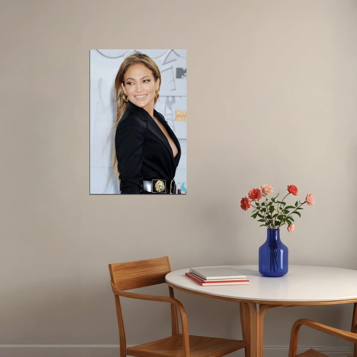 Jennifer Lopez Celebrity Pop Music Singer Actress Poster Wall Art Print Home Wall Decor