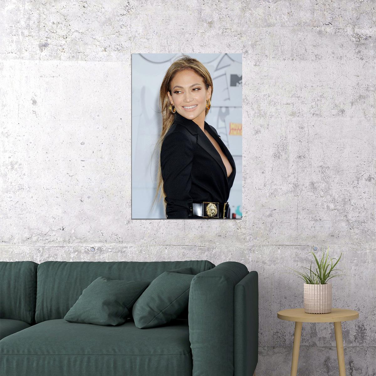 Jennifer Lopez Celebrity Pop Music Singer Actress Poster Wall Art Print Home Wall Decor