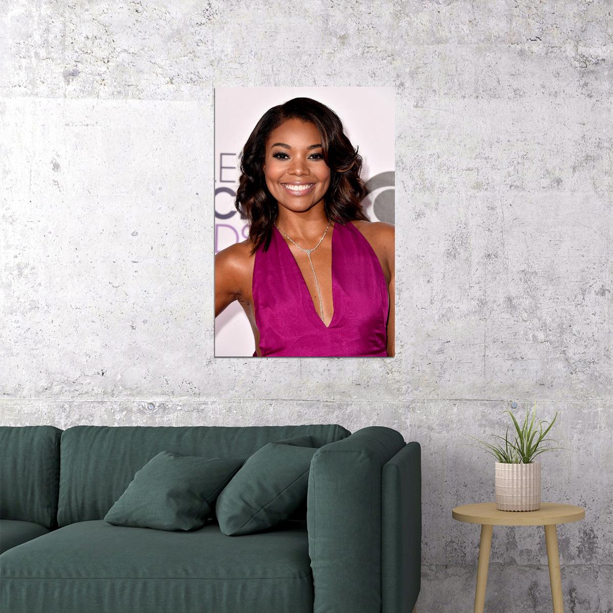 Gabrielle Union Cinema Actress Music Singer Poster Wall Art Print Home Wall Decor - xonomax