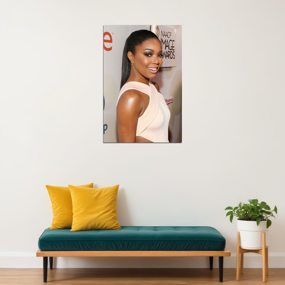Gabrielle Union Celebrity Cinema Actress Poster Wall Art Print Home Wall Decor - xonomax