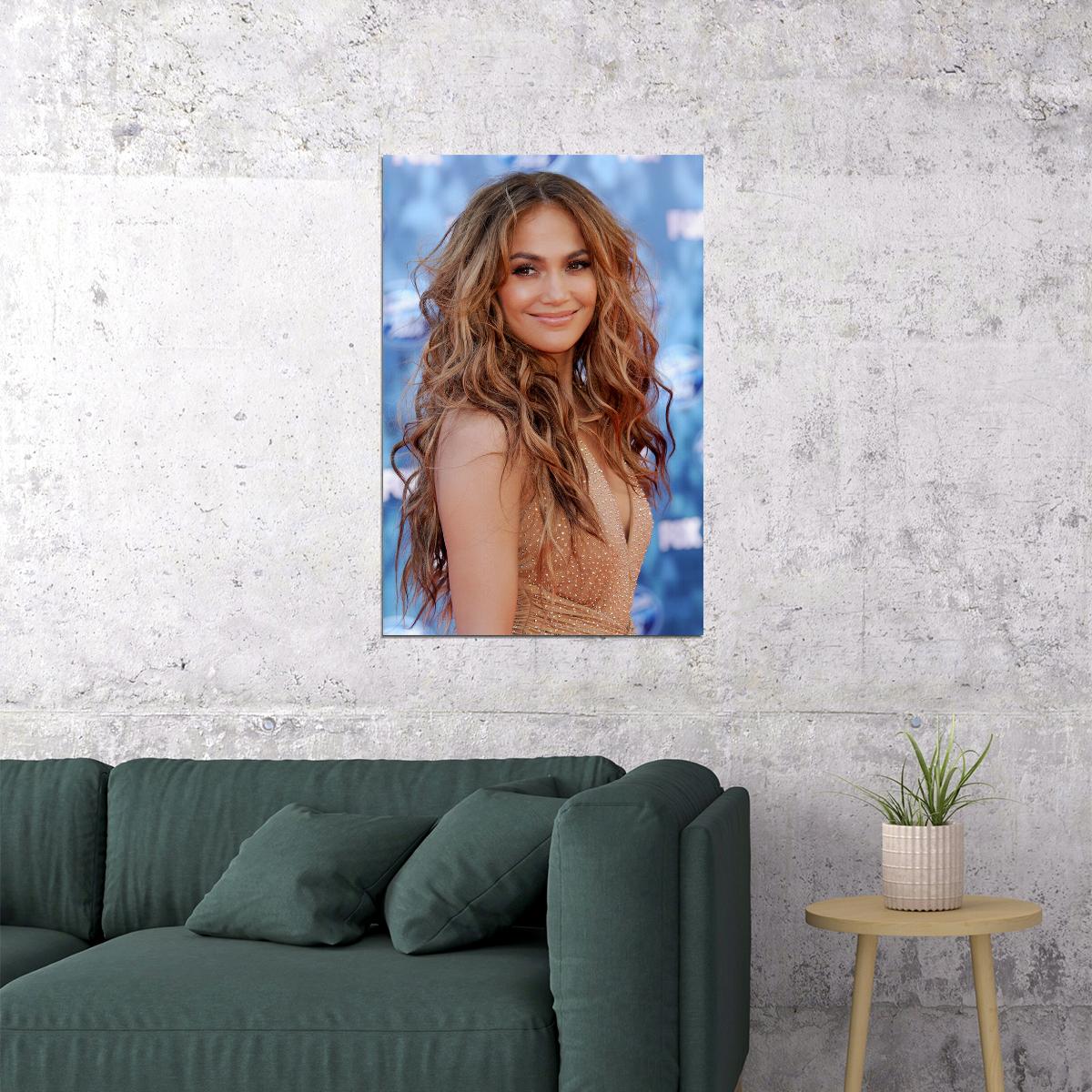 Jennifer Lopez Celebrity Singer Movie Actress Poster Wall Art Print Home Wall Decor