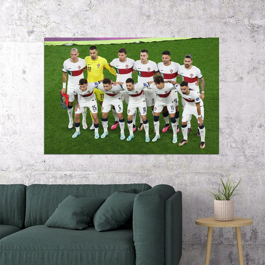 Portugal National Football Team World Cup Poster Wall Art Print Home Wall Decor - xonomax