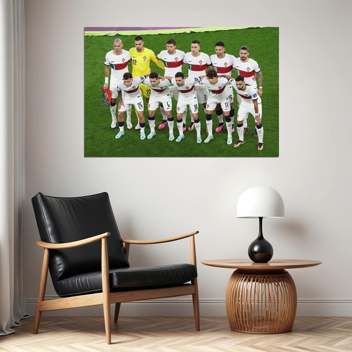 Portugal National Football Team World Cup Poster Wall Art Print Home Wall Decor - xonomax