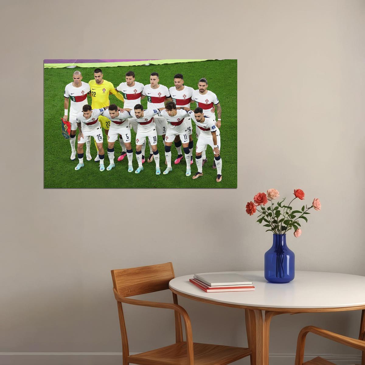 Portugal National Football Team World Cup Poster Wall Art Print Home Wall Decor - xonomax