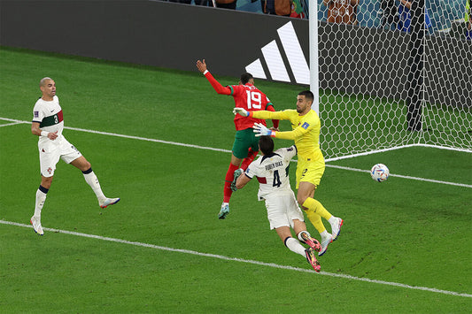 Youssef En Nesyri Goal Morocco World Cup Sport Poster Wall Art Print Home Wall Decor