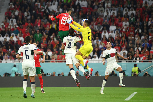 Youssef En Nesyri Goal Morocco World Cup Fans Poster Wall Art Print Home Wall Decor