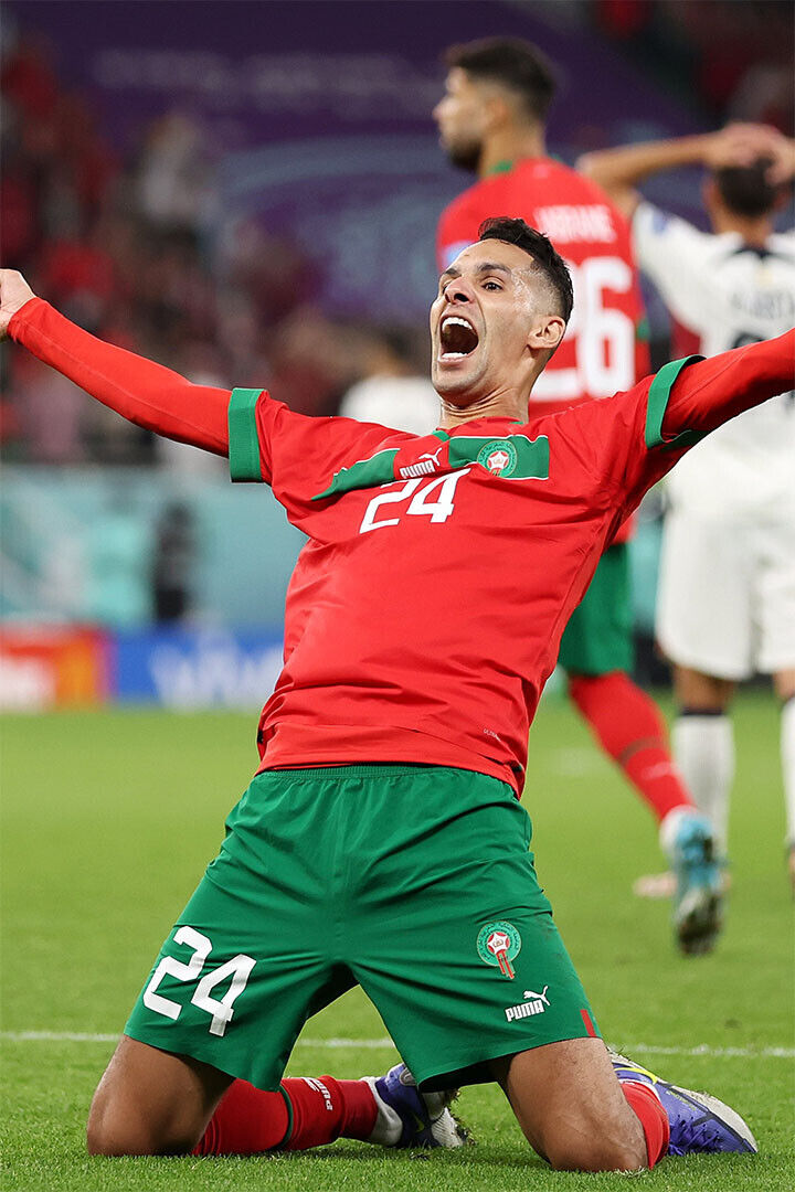 Badr Benoun Morocco National Team World Cup Poster Wall Art Print Home Wall Decor - xonomax