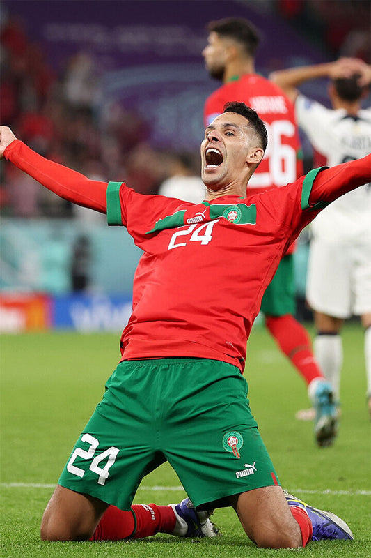 Badr Benoun Morocco National Team World Cup Poster Wall Art Print Home Wall Decor - xonomax