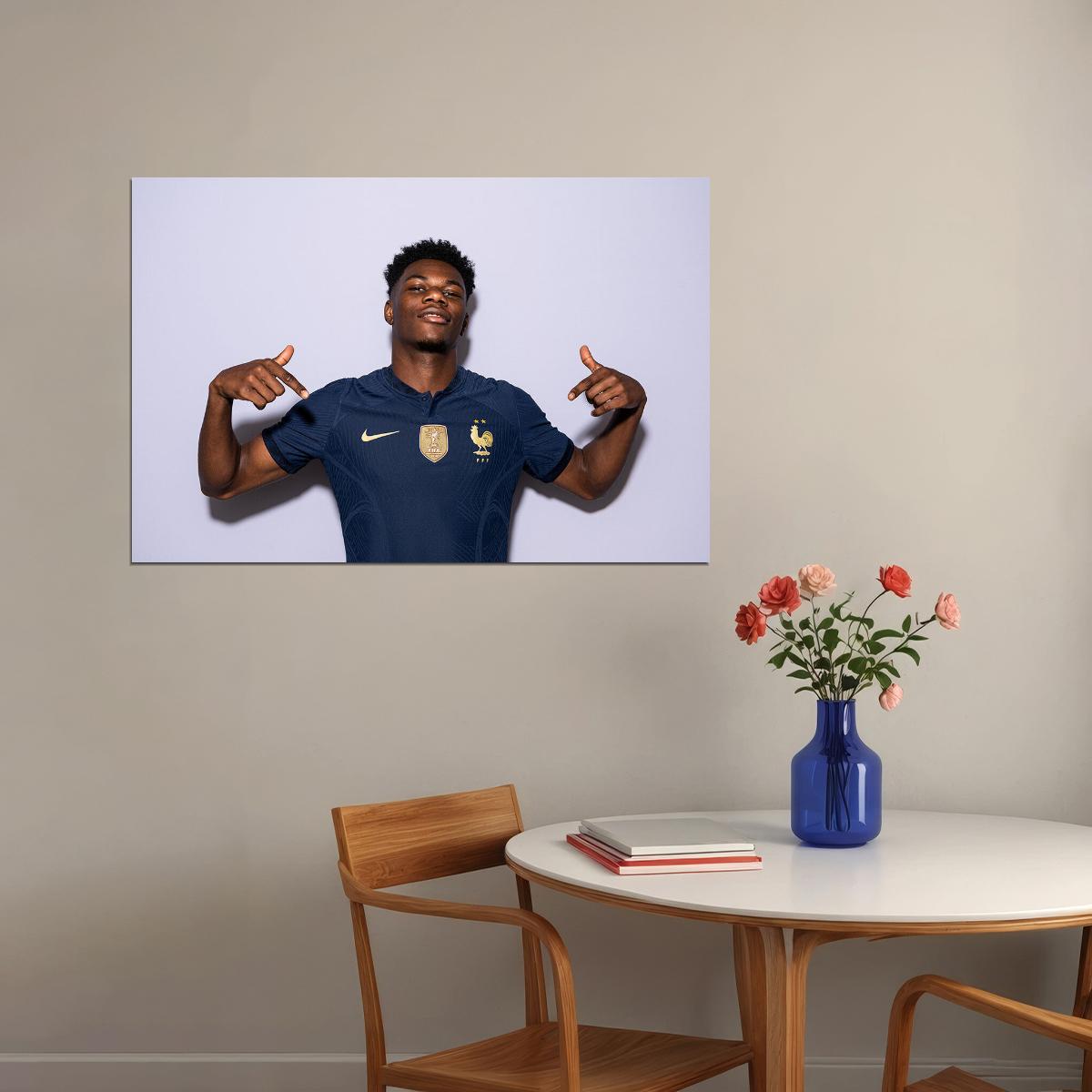 Aurelien Tchouameni France National Team World Cup Poster Wall Art Print Home Wall Decor - xonomax