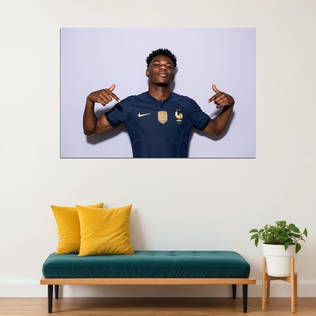 Aurelien Tchouameni France National Team World Cup Poster Wall Art Print Home Wall Decor - xonomax