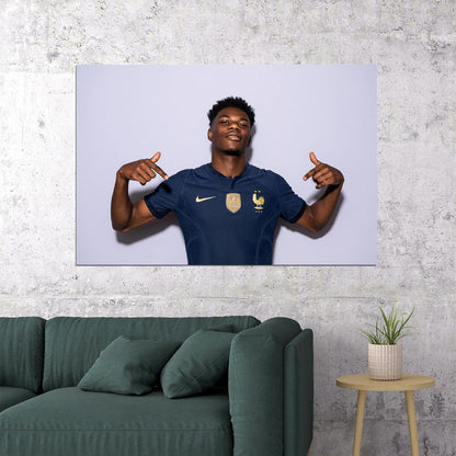 Aurelien Tchouameni France National Team World Cup Poster Wall Art Print Home Wall Decor - xonomax
