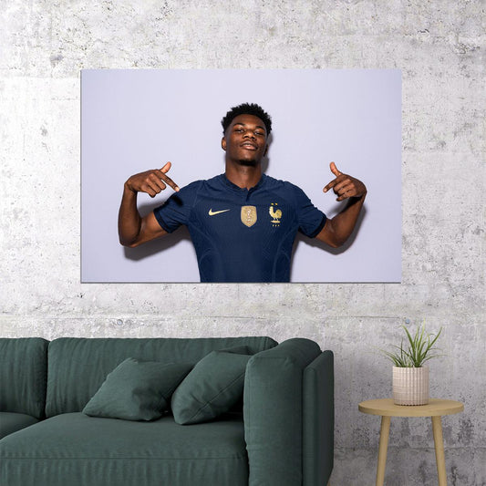 Aurelien Tchouameni France National Team World Cup Poster Wall Art Print Home Wall Decor - xonomax