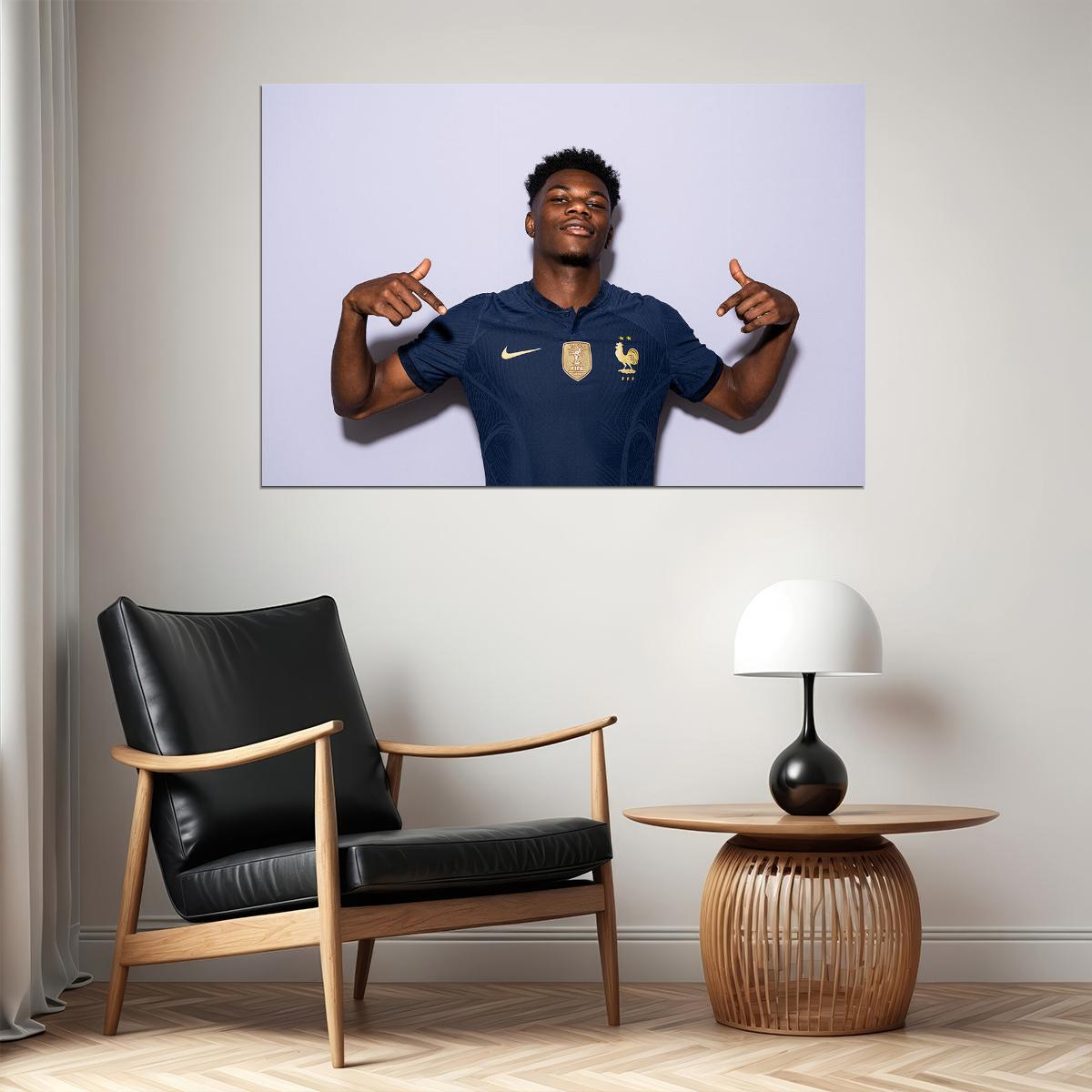 Aurelien Tchouameni France National Team World Cup Poster Wall Art Print Home Wall Decor - xonomax