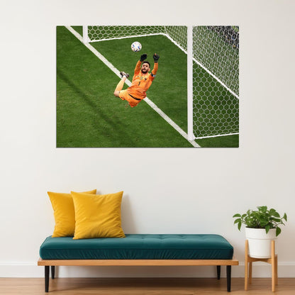 Hugo Lloris Celebration France World Cup Fans Poster Wall Art Print Home Wall Decor - xonomax