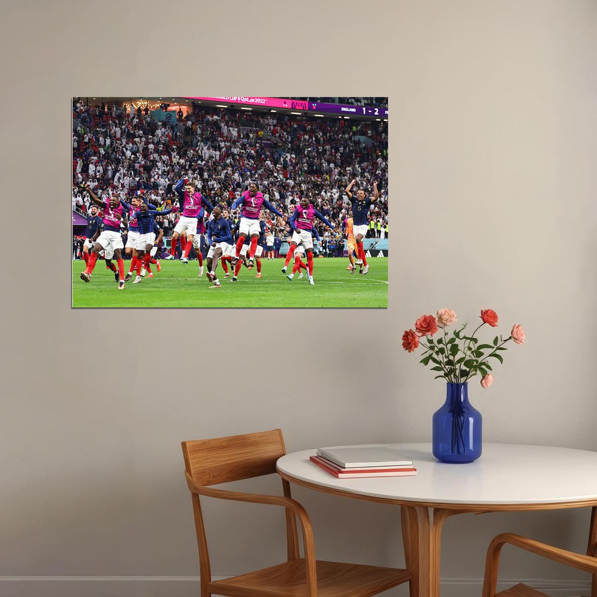 France National Team Celebration World Cup Poster Wall Art Print Home Wall Decor - xonomax
