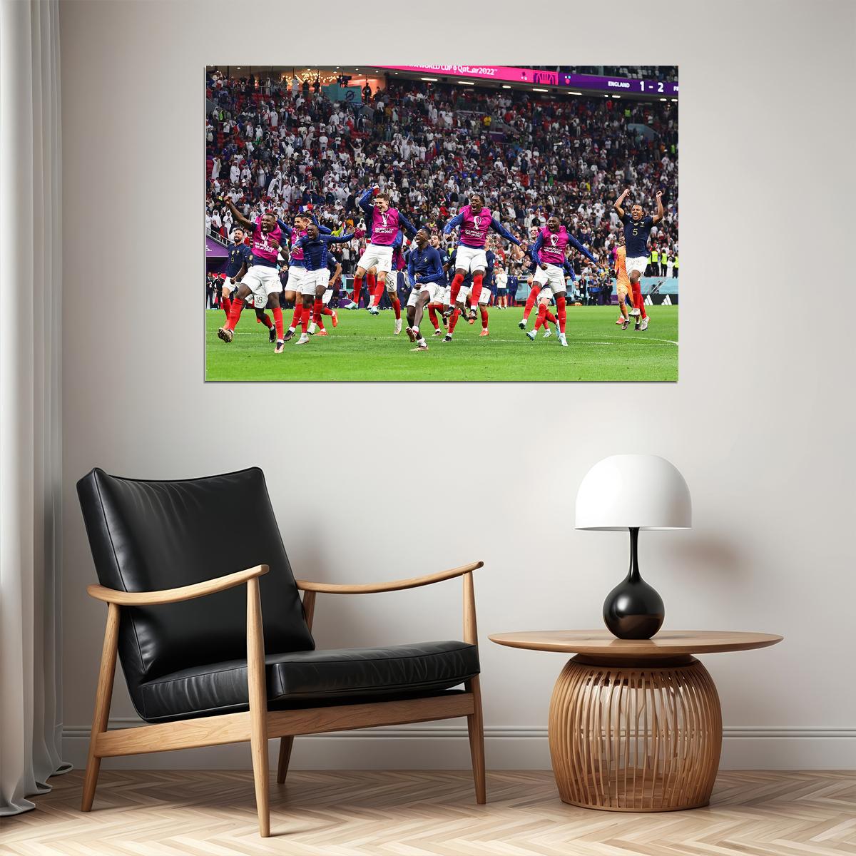 France National Team Celebration World Cup Poster Wall Art Print Home Wall Decor - xonomax