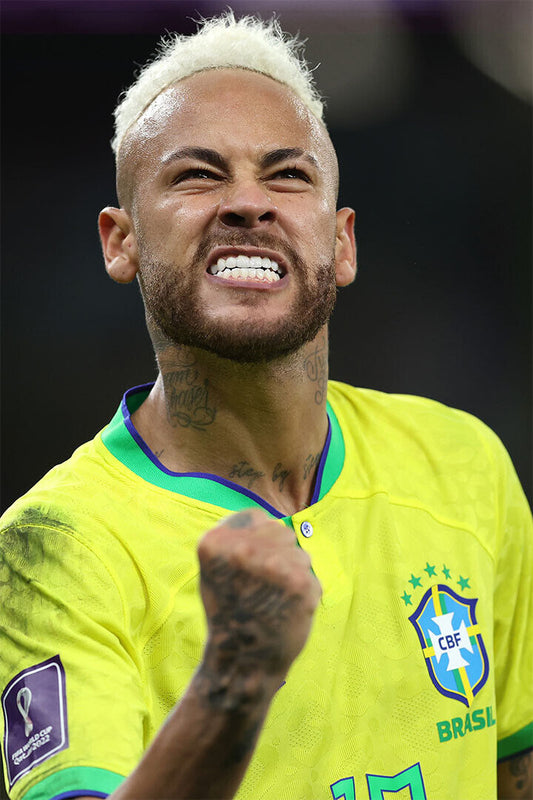 Neymar Goal Celebration Brazil World Cup Poster Wall Art Print Home Wall Decor - xonomax