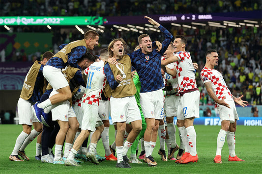 Croatia National Team Celebration World Cup Sport Poster Wall Art Print Home Wall Decor - xonomax
