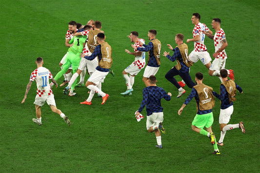 Croatia National Team Celebration World Cup Poster Wall Art Print Home Wall Decor - xonomax