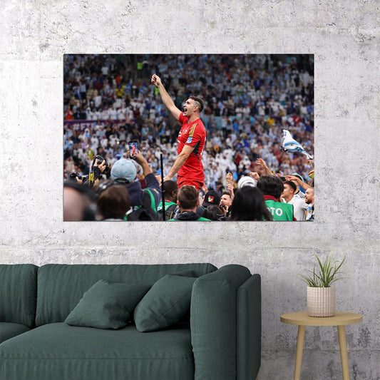 Emiliano Martinez Argentina National Team World Cup Poster Wall Art Print Home Wall Decor - xonomax