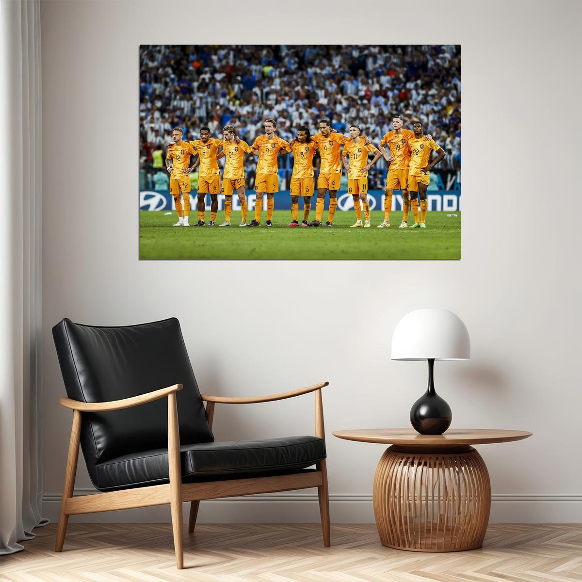 Netherlands National Football Team World Cup Fans Poster Wall Art Print Home Wall Decor - xonomax