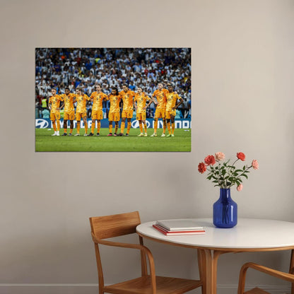 Netherlands National Football Team World Cup Fans Poster Wall Art Print Home Wall Decor - xonomax