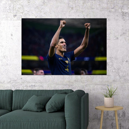 Raphael Varane France National Team World Cup Poster Wall Art Print Home Wall Decor - xonomax